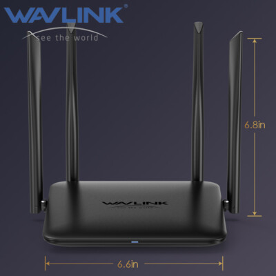 WAVLINK AC1200 WiFi 5 Router Gigabit WiFi Dual Band Reapter Access Point 2*LAN