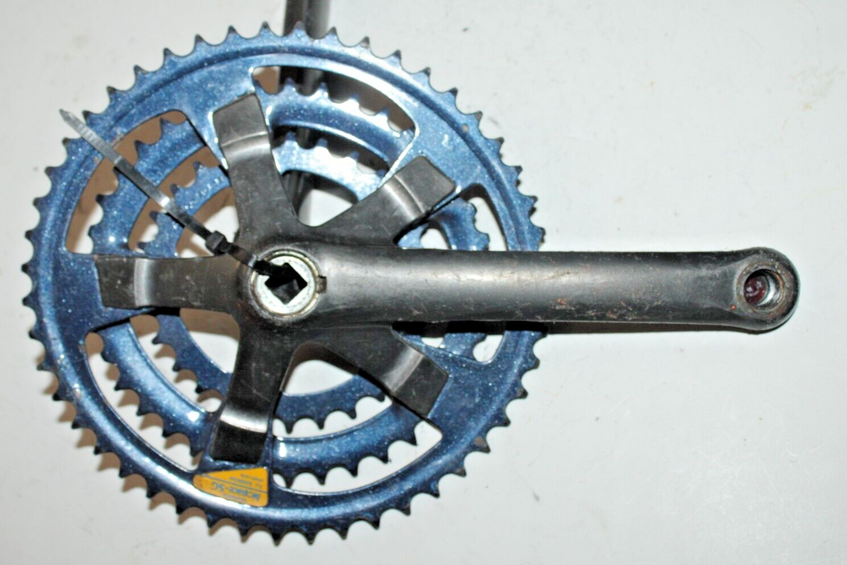 Shimano SIS Crankset Gray/Blue 170mm 48/38/28 FC-M200 JIS