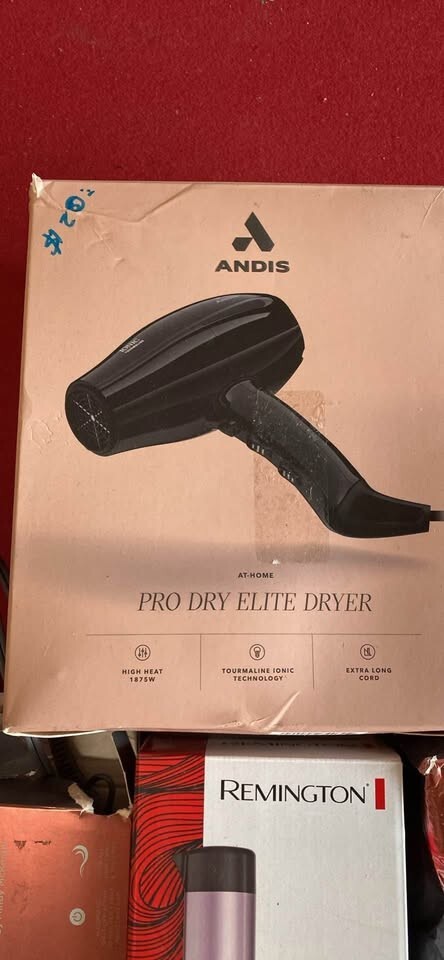 Andis 84030 Pro Dry Elite Hair Dryer 1875W Power & Shine Long Cord brand OPENBOX