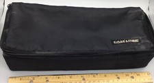 Vintage Cassette Tape Padded Case Logic 15 Tapes No Damage Zipper Good