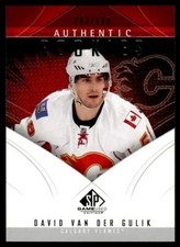 2009-10 SP Game Used David Van Der Gulik Rookie /699 Calgary Flames #169