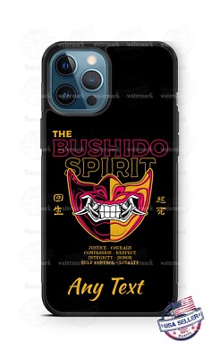 Japanese Samurai bushido Personalized Phone Case Cover fits iPhone Samsung gift
