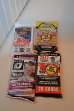 LOT of 4 Baseball Cards - Topps, Optic, Hanger Pack Diamond Kings, Panini Prizm