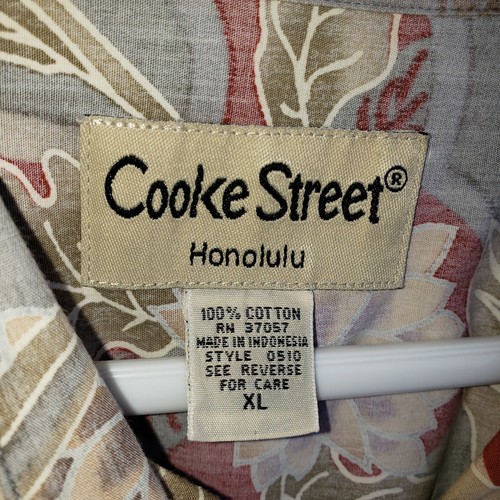 Camisa de crucero Cooke Street Honolulu hawaiana Aholha para hombre talla XL - Imagen 5 de 5