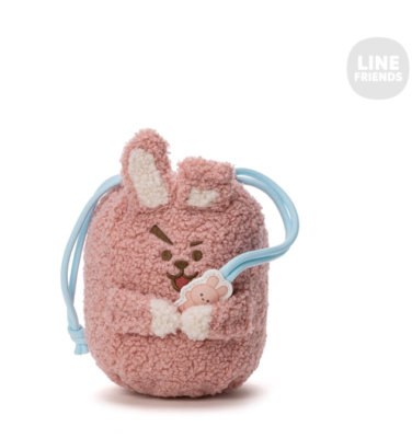 【KOYA.MANG】BT21巾着（Fluffy Big Hugs）& TATA 巾着(Fluffy Big Hugs) KOYA – LINE FRIENDS SQUARE JAPAN OFFICIAL