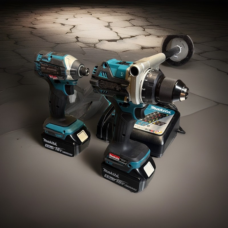 Makita 18V LXT Brushless 2-Tool Combo Kit XPH14 XDT11 2 Batt Charger Bag
