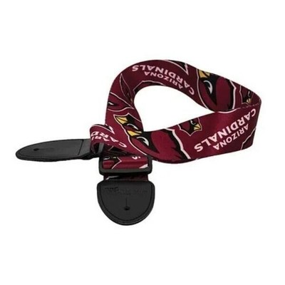Arizona Cardinals Guitar Strap Premium Holder Woodrow Music NFL Official Merch