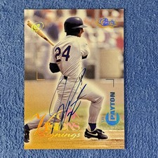 1996 Classic Visions Signings - Autographs Jay Payton Gold Foil (AU)