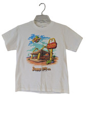 Vintage 1994 Hanes Boys Flintstones McDonald's Single Stitch Promo Shirt L 14/16