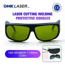 USA OD8+ Laser Safety Glasses Laser Protection Goggles 800-1100nm for Laser Cut