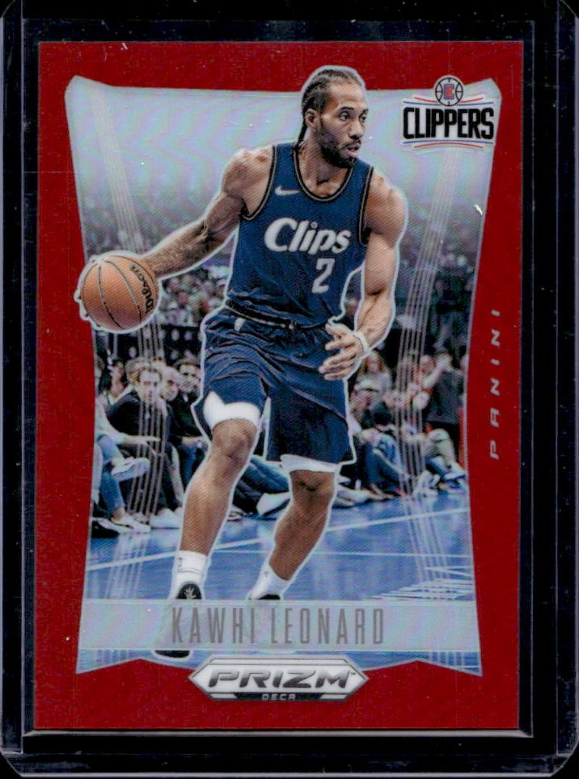 2023-24 Panini Prizm Deca Kawhi Leonard Red #/199 Clippers