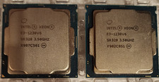 Pair of Intel Xeon E3-1230 V6 SR328 3.5GHz Quad Core LGA1151 Server Processor
