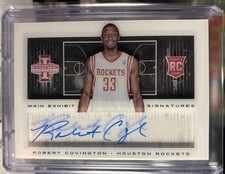 Robert Covington 2013-14 Main Exhibit Rockets Blue Ink On-Card AUTO RC SSP /299