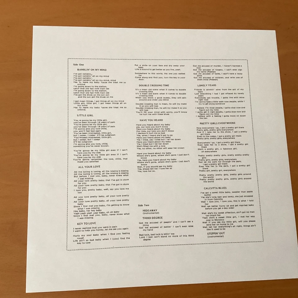 ERIC CLAPTON STEPPIN’ OUT JAPAN LP OBI L18P-1266 JOHN MAYALL - Image 4 of 4