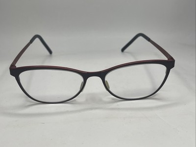 Blackfin Titanium Eyeglasses Frames BF765 Casey COL.589 Cat Eye Italy 49-15 145