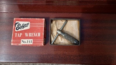 Vintage Eclipse No141 Bohrfutter Typ Gewindebohrer Schraubenschlüssel 0 bis 1'' England