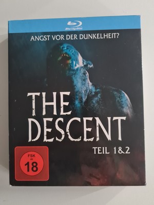 THE DESCENT 1+2 Bluray mit Schuber SELTEN/RAR