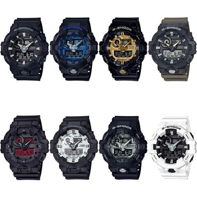 Casio G-SHOCK GA Serie Herrenuhren GA-700/710 Schwarz Weiß Oliv Fr Japan