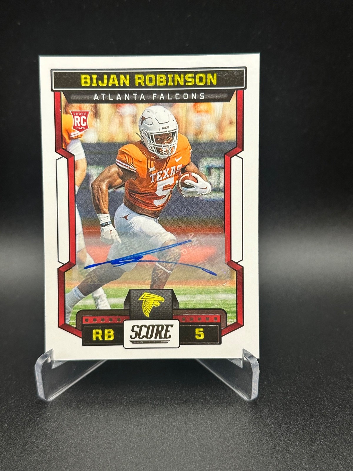 Bijan Robinson AUTO 🔥 2023 Panini Score Rookie RC #315 Falcons