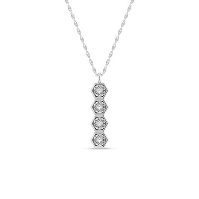 Natürlicher Diamant Anhänger 925 Sterling Silber Blühender Stil Eleganter Schmuck