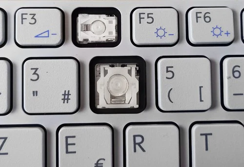 Touche de Clavier Français pour SONY VAIO SVE15 / SVE17 - Version Blanche