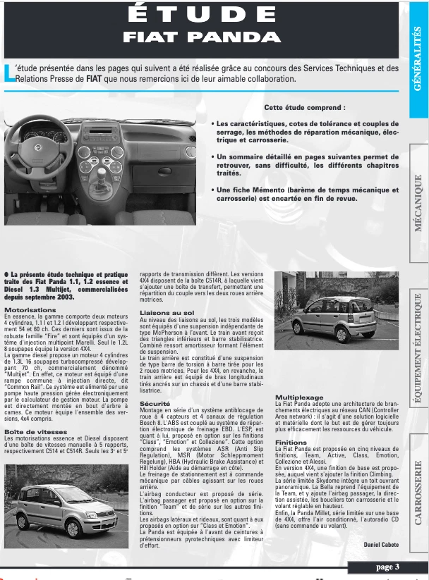 Manuel Atelier Fiat Panda 2 2003-2010 RTA Français - Format CD PDF - Envoi 24h ! - Photo 4/4