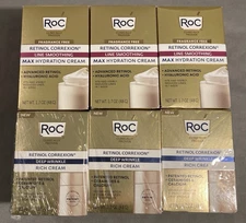 NEW ROC Retinol Correxion Line Smoothing Cream (3) and Deep Wrinkle Cream (3)