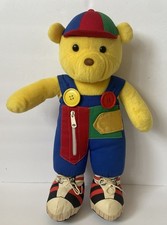 Vintage Gund 16  Teach Me To Dress Teddy Bear - J2