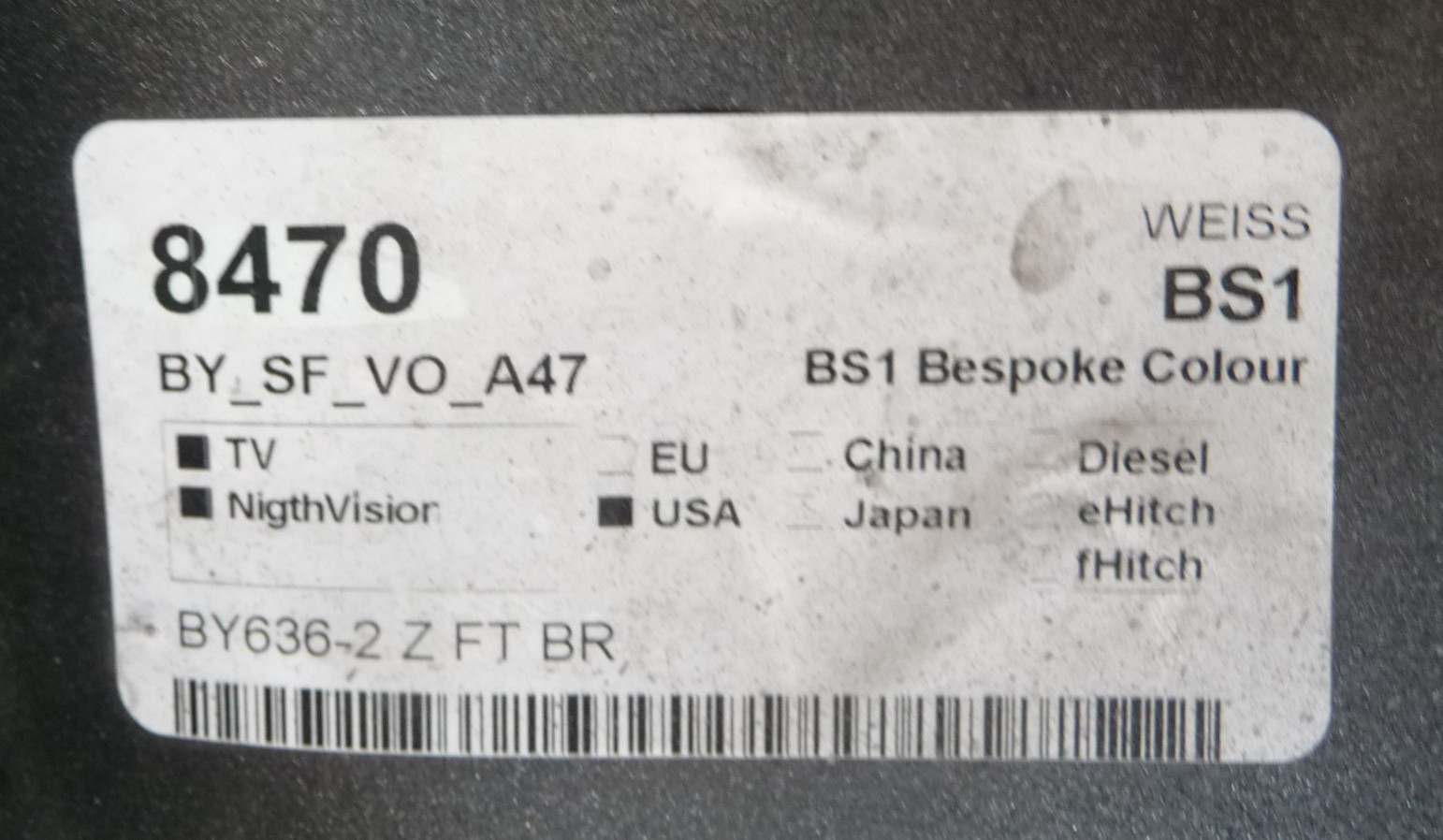 2021-2023 Bentley Bentayga Speed Gen 2 BY636-2 Front Bumper Cover 36A807103D OE3