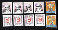 Croatia 1992 set of stamps Mi# 185-187 MH CV=18$