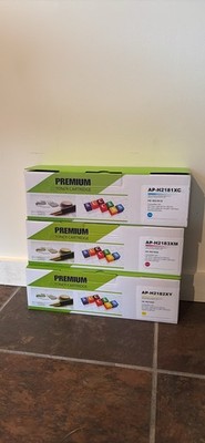 Premium CMY Toner Cartridge Set for HP Printers Cyan Magenta Yellow Laser Print