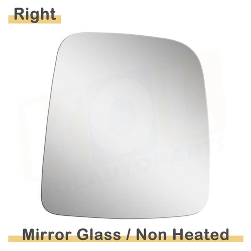 Mirror Glass Replace For 2003-2006 Jeep TJ Wrangler Right Side Adhesive Flat