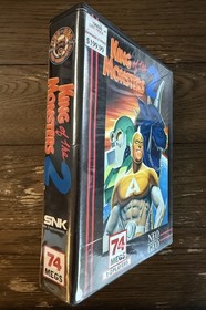 King of the Monsters 2 NEO GEO AES Complete CIB DOG TAG | Authentic