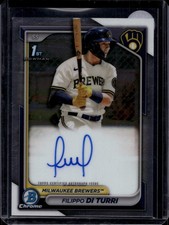 2024 Bowman #CPA-FDI Filippo Di Turi Chrome Prospects Autographs