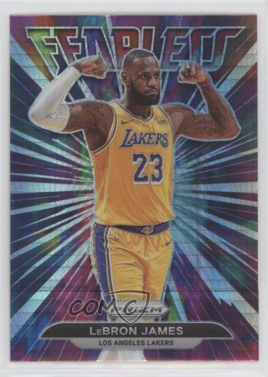 2021-22 Panini Prizm Fearless Hyper Prizm LeBron James #6 1u6