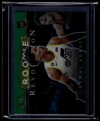 2022-23 Panini Select #20 Ochai Agbaji Rookie Revolution Green Prizms