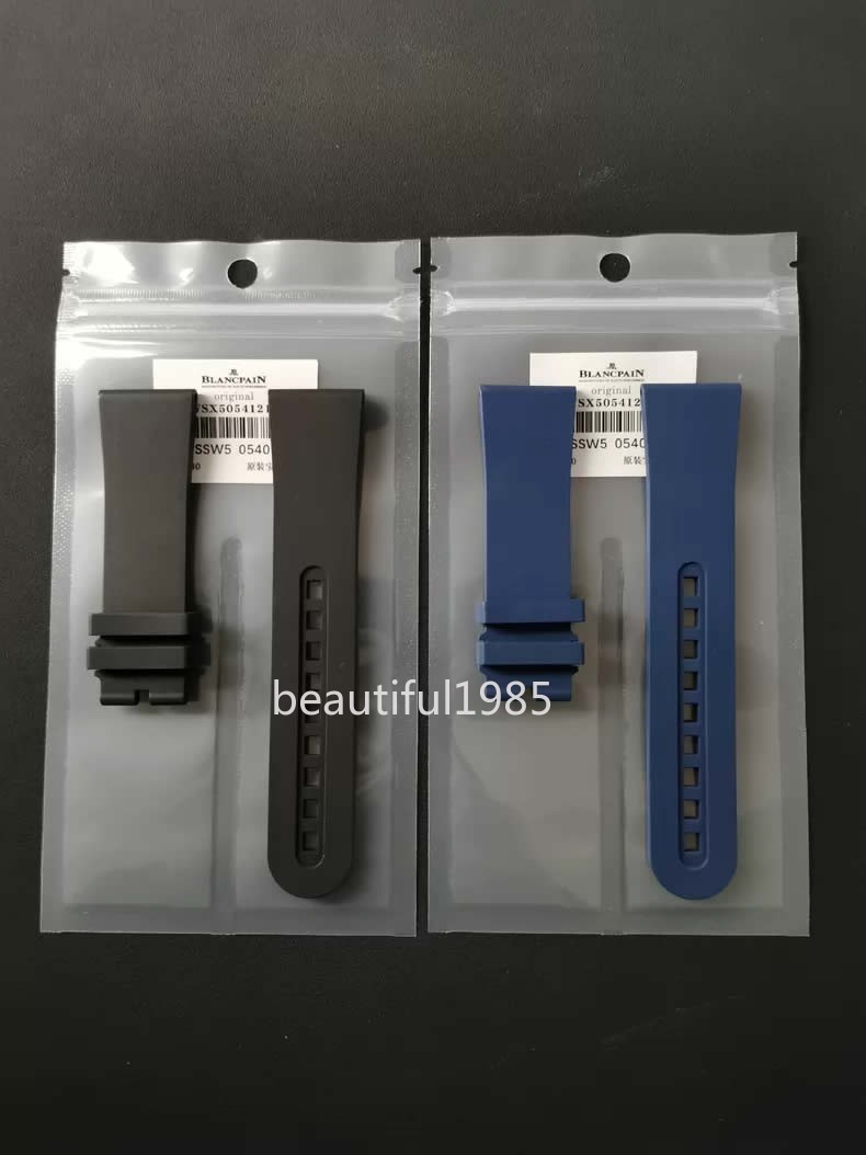 23-20mm High Quality Blancpain Fifty Fathoms Men Fluorocarbon Rubber Watch Strap