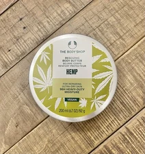 NEW Discontinued HTF The Body Shop Rescuing Body Butter Hemp 6.7 oz
