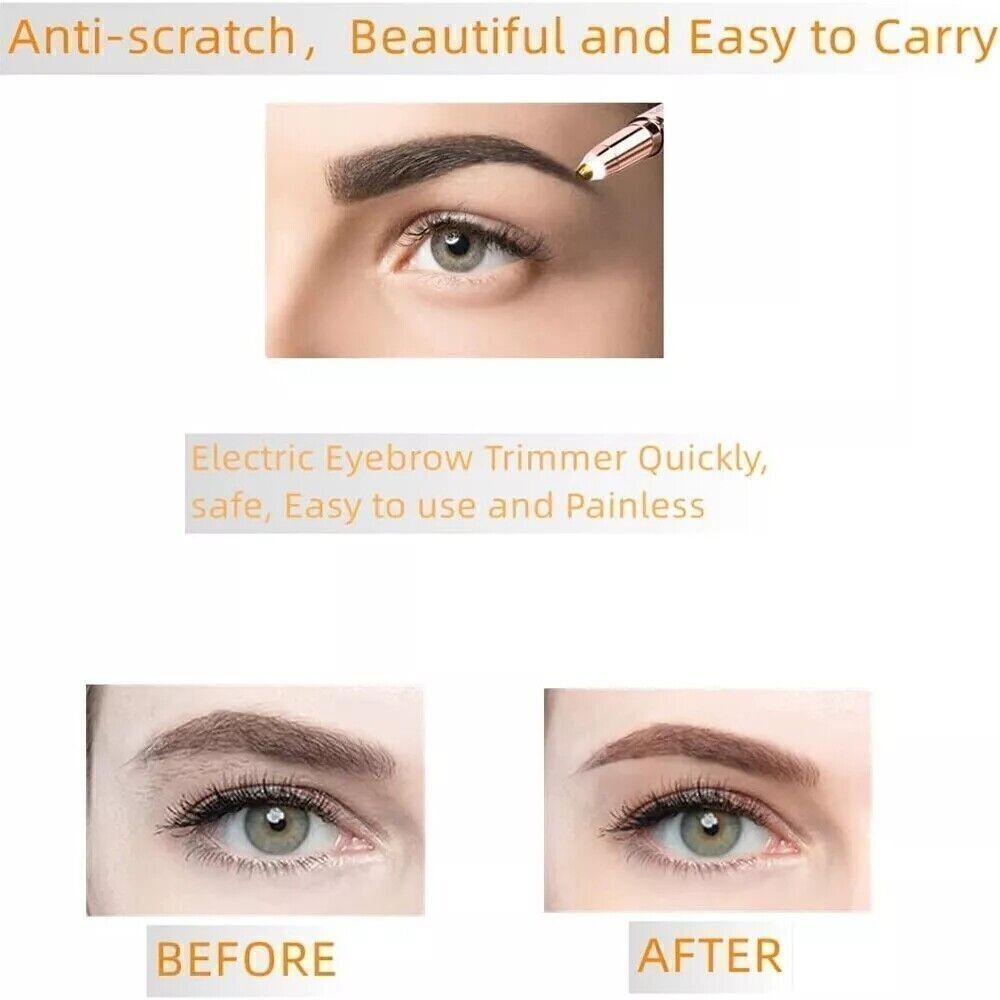 Finishing Touch Flawless Brows - Eyebrow Hair Remover /Rose Gold PAIN FREE BOXED