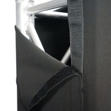 Truss Cover with Hook  Loop Black, 10 ft.
