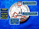 1959-P Type-B Quarter ➳ "FS-901" Proof Reverse ➳ "Circulated" ➳ 259B