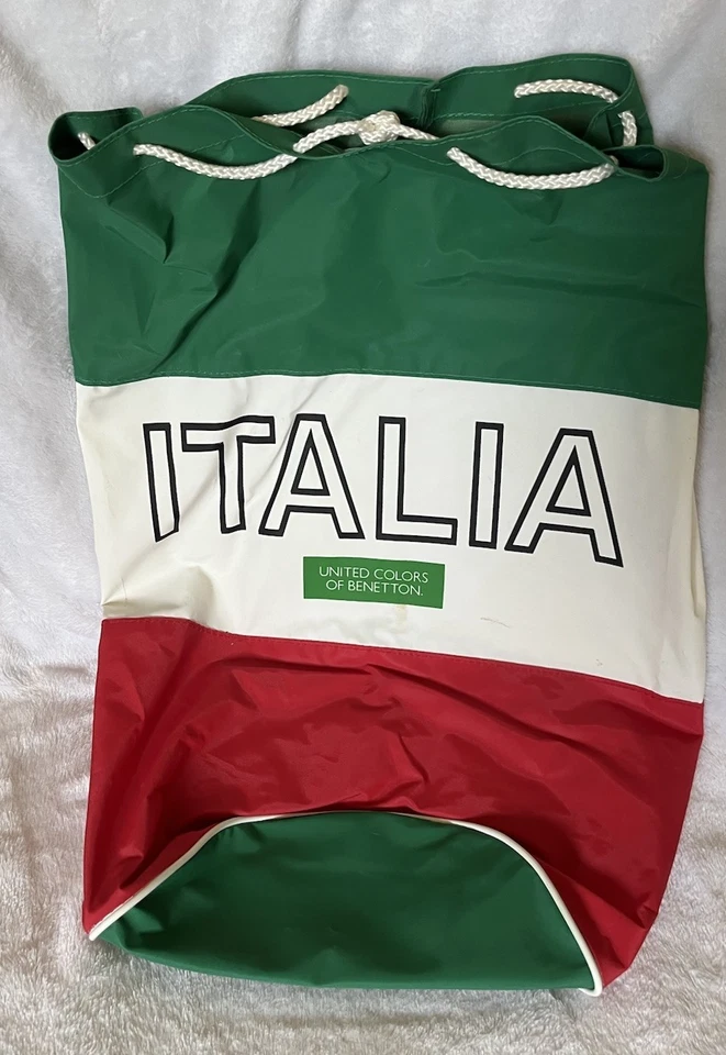 Bolso con cordón vintage United Colors of Benneton Italia Foto 2 de 4