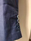CALVIN Klein men's blue 100%wool sport coat blazer jacket  size: 42S — photo 3