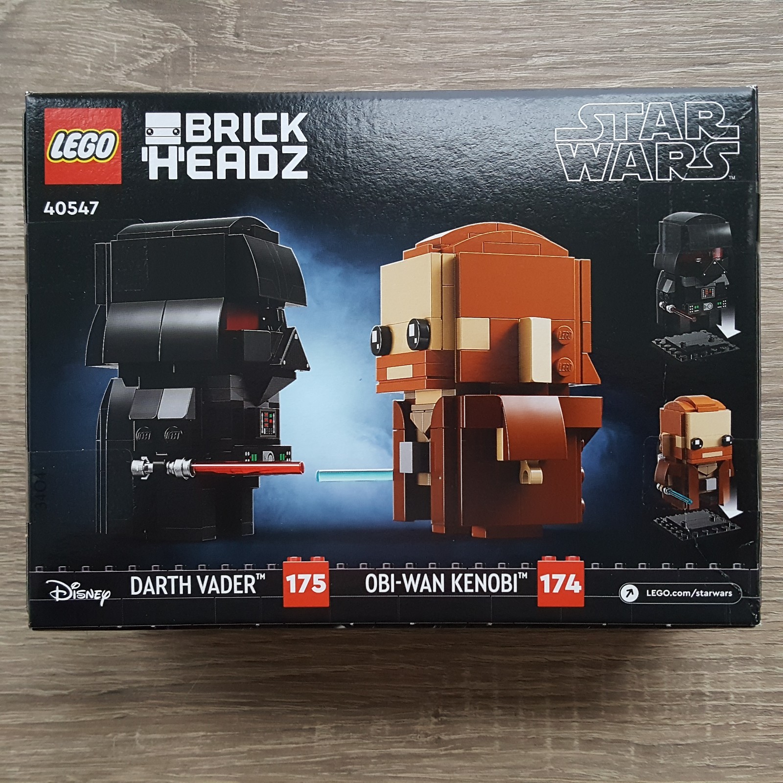 Lego® Rote Brickheadz 40547 Obi-Wan Kenobi™ & Darth Vader™ - Bild 20