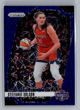 2024 Panini Prizm WNBA - Stefanie Dolson #34 Blue Velocity Prizms Mystics