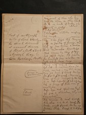 Lord Stanley Autograph Speech Notes Royal North Lancs Ag Society c.1860