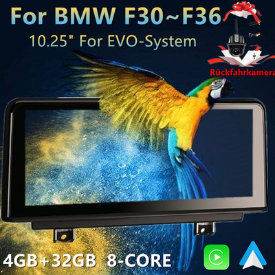 10.25'' Android Carplay Autoradio 8GB GPS Navi für BMW 3/4er F30 F36 EVO GESCHENK