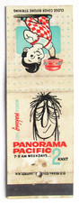 KNXT 2 Panorama Pacific TV Series Los Angeles California Station Matchbook Cover