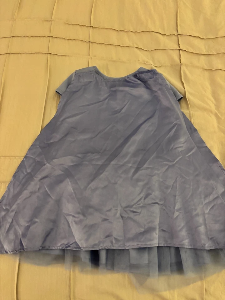 Vestido de juego de princesa Elsa Frozen con capa extraíble - Talla XS (4/5) Foto 4 de 4