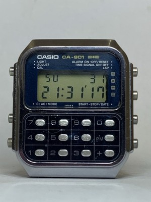 Vintage Casio CA-901 Watch Module 134 Stainless Steel Japan Serial 566566 Rare